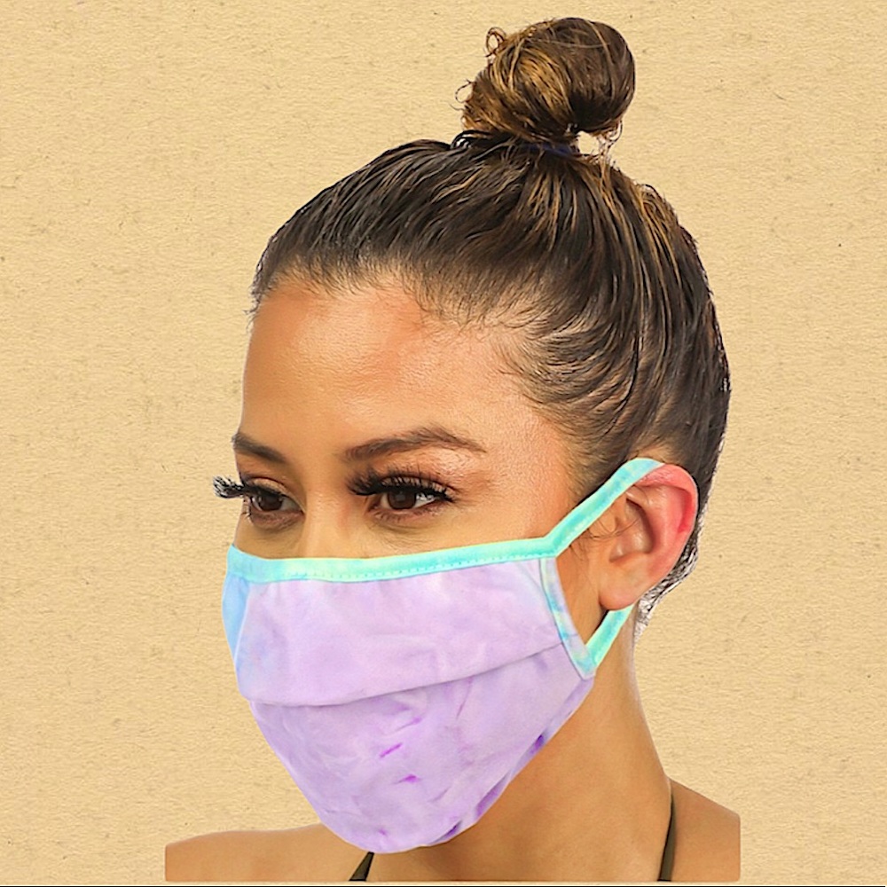 PURPLE MASK — in Tie Dye